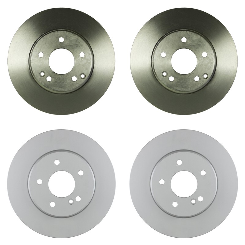 Bosch QuietCast Front Rear Rotors Disc Brake Pad Kit For Mercedes W203 C240