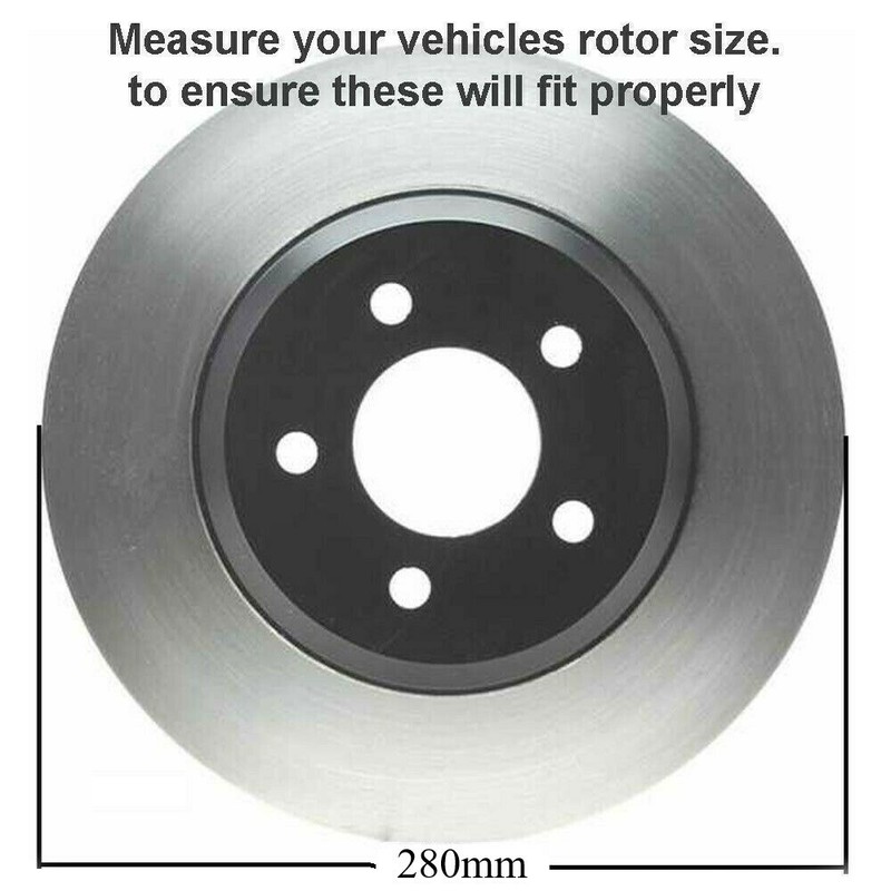 11.02 inch (280mm) Rear Brake Disc Rotors for Ford Fusion Lincoln MKZ Mazda 6 gallery