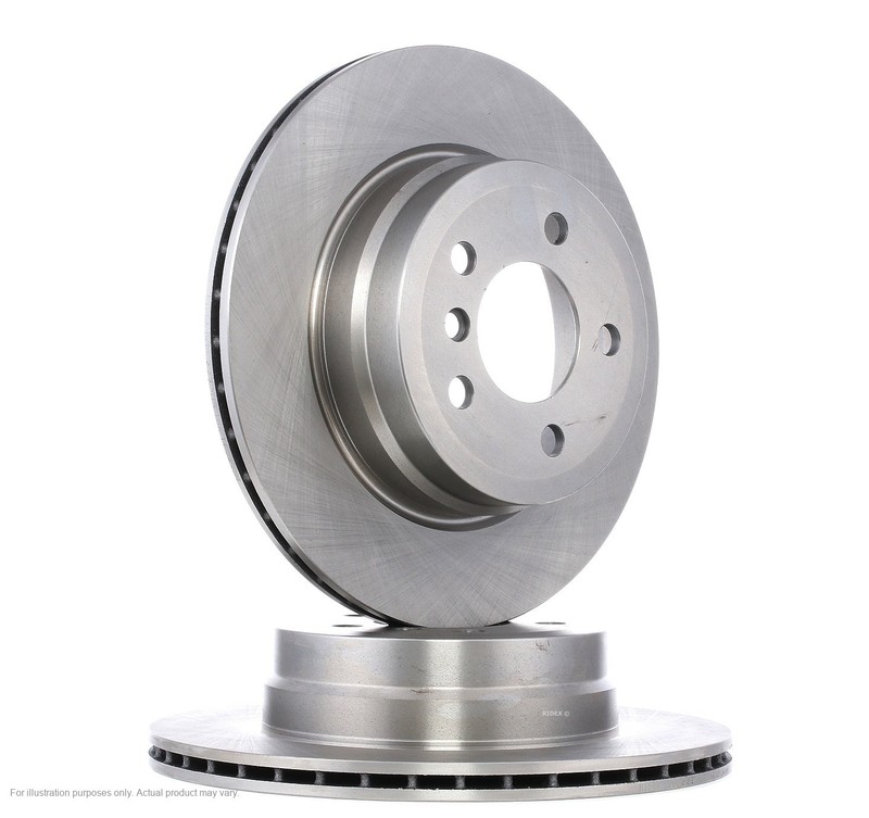 2X APEC Rear Brake Discs for BMW X5 2006-18 320mm Vented SDK6552 gallery