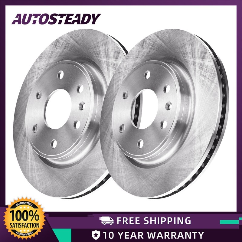 Front Vented Disc Brake Rotors for Chevy Traverse GMC Acadia Limited Enclave