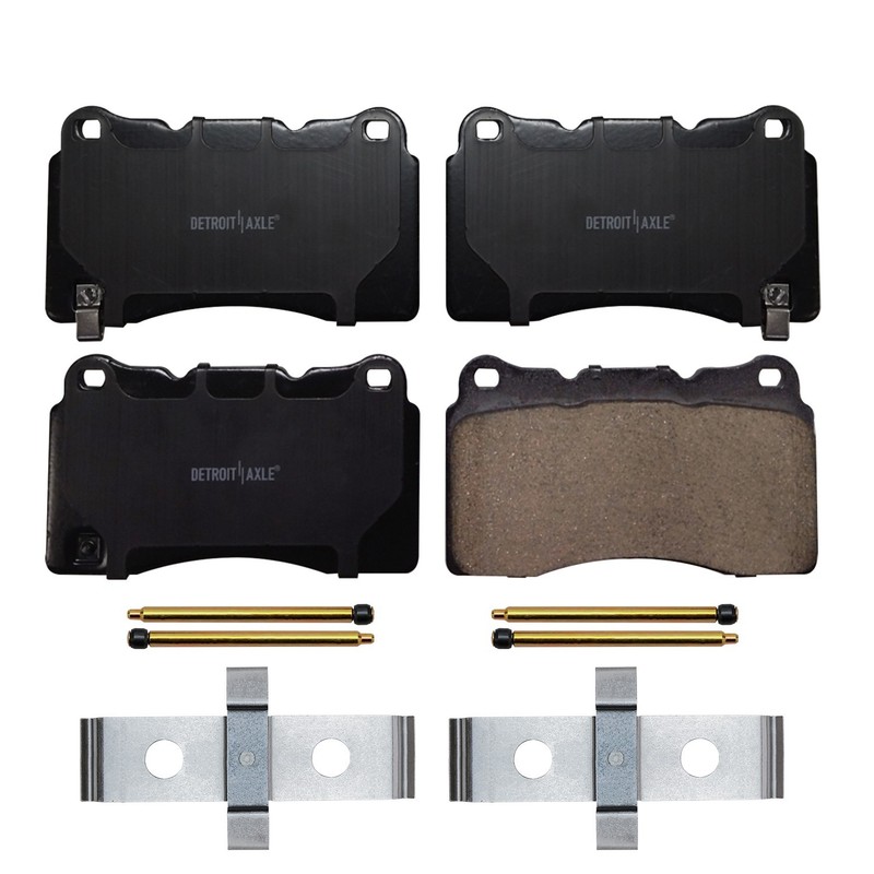12.64" 321mm Front Brake Rotors and Brake Pads Kit for Cadillac CTS Chevy Camaro gallery