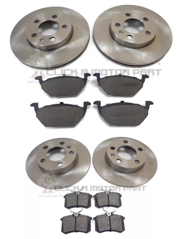 Front & Rear Brake Discs And Pads For Audi A1 1.0 1.5 19-25 (Check Size 256mm)