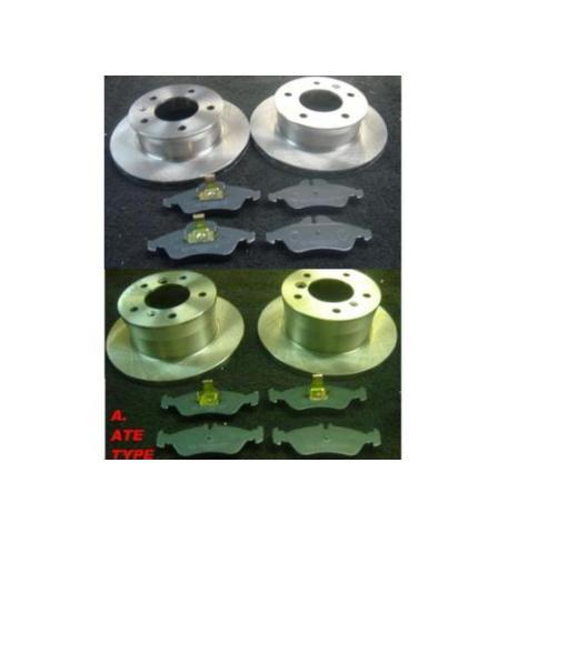 VW LT 1998-2006 LT46 2.3 2.5 2 BRAKE DISCS PAD FRONT REAR BRAKE DISCS BRAKE PAD