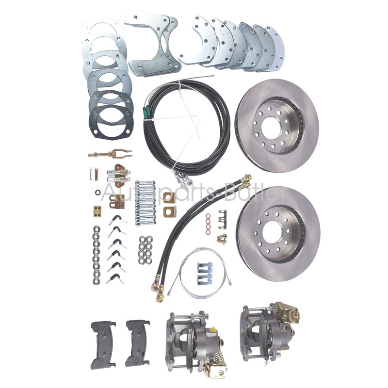 Complete Disc Brake Conversion Kit for Ford 9 Inch Housings and 8 Inch Rear Ends gallery