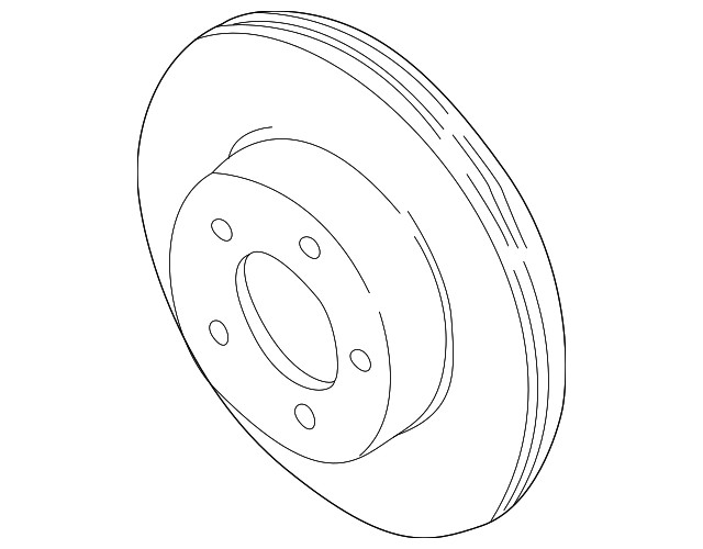 Genuine Ford Disc Brake Rotor YL2Z-1V125-AB gallery