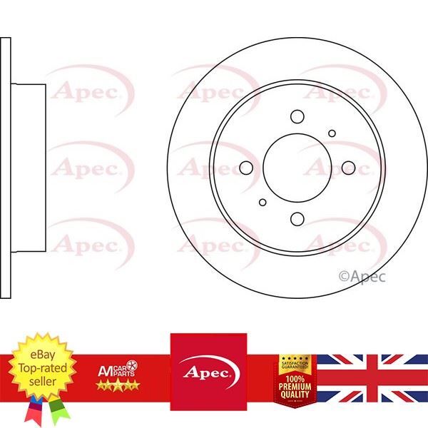 Brake Disc For Nissan ALMERA 95-00 SUNNY 90-95 4320654C00 APEC DSK702