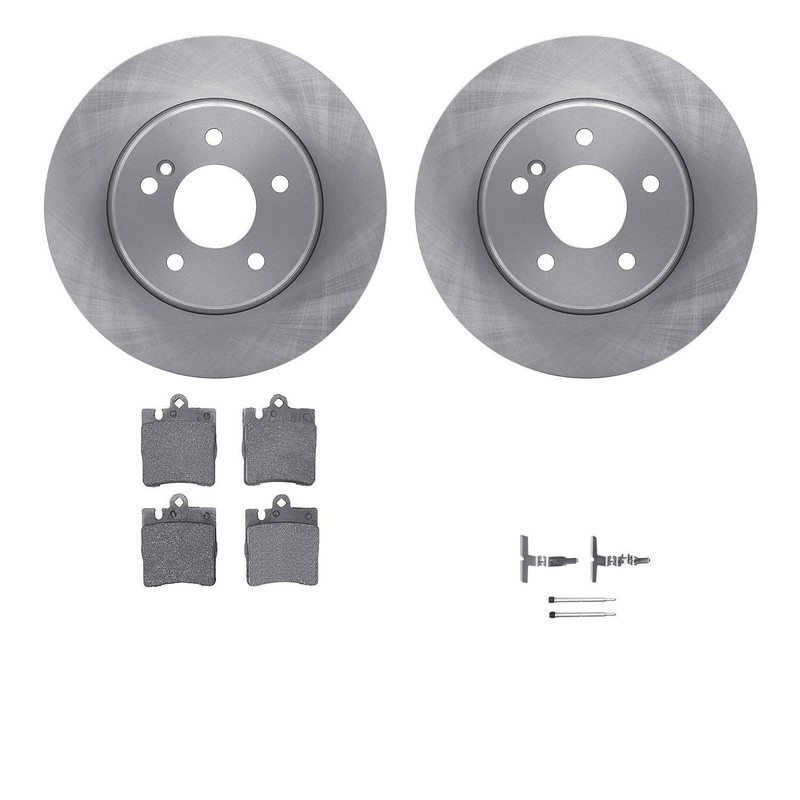 Dynamic Friction 6512-63286 Disc Brake Kit For Select 96-11 Mercedes-Benz Models