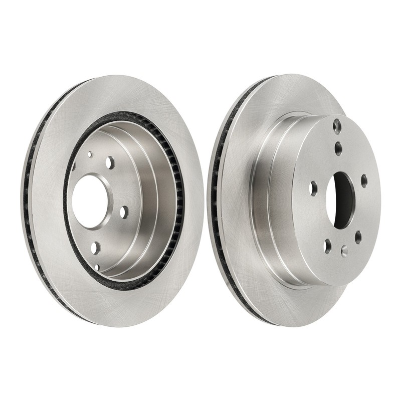 2x Rear Brake Rotors Fits Chevrolet Equinox 2010-2017 GMC Terrain 2010-2017 gallery