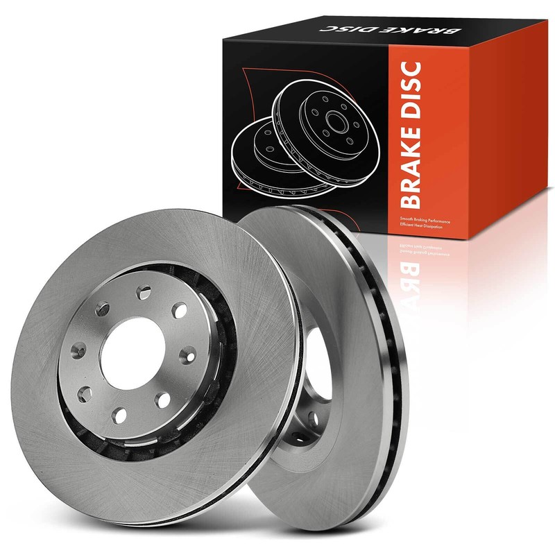 2x Front Disc Brake Rotors for Chevrolet Aveo 04-11 Aveo 5 Pontiac Wave Suzuki