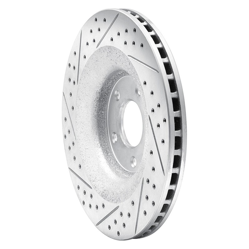 For Chrysler 200 13-14 DFC Drilled & Slotted Front Passenger Side Brake Rotor gallery