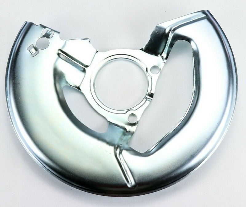 1965 -1975 Corvette Brake Backing Shield Silver Left Front Driver Side C2 C3 NEW gallery