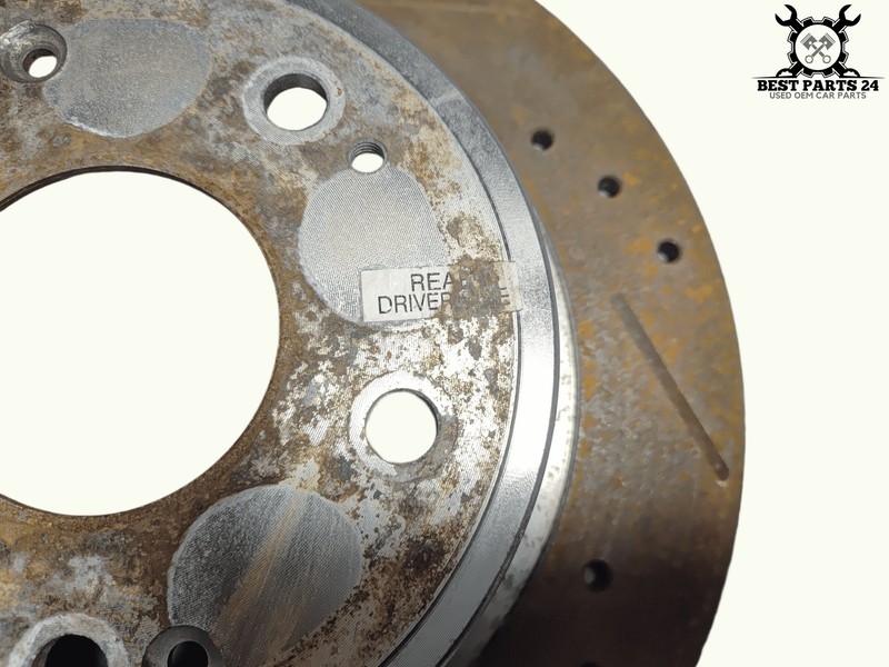 Rear Left Driver Side Brake Disc Rotor Drilled & Slotted OEM 18-25 Honda Accord gallery