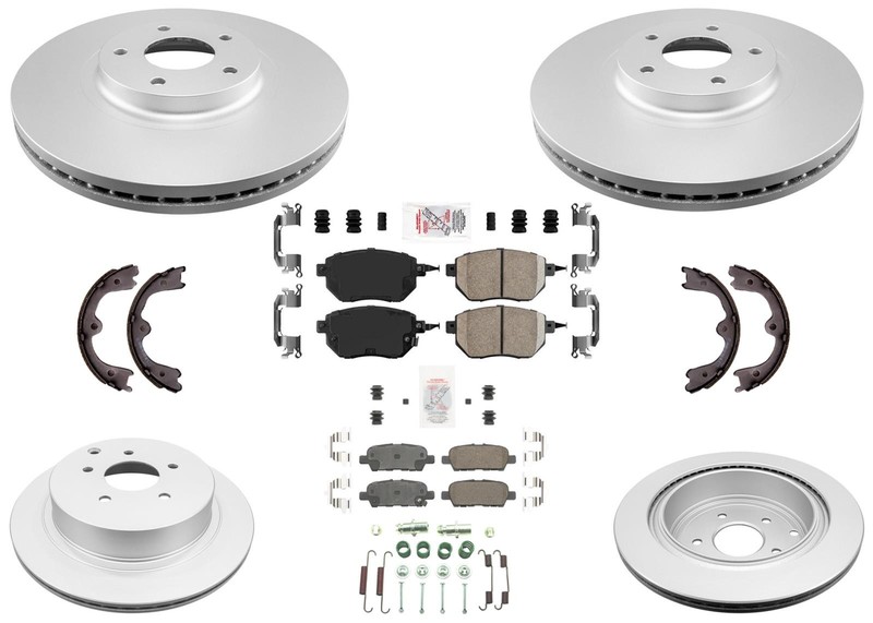 Disc Brake Rotors Brake Pads Parking Shoe fits Nissan Maxima 2004 2005 2006 2008