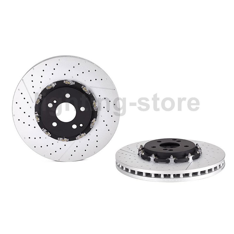 Front Brake Pads and Disc Rotors set Fits 2007 Mercedes-Benz CLS63 AMG E63 AMG gallery