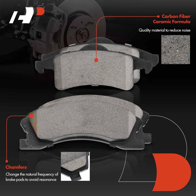A-Premium Front & Rear Disc Brake Rotors & Pads for Jeep Grand Cherokee 99-04 gallery