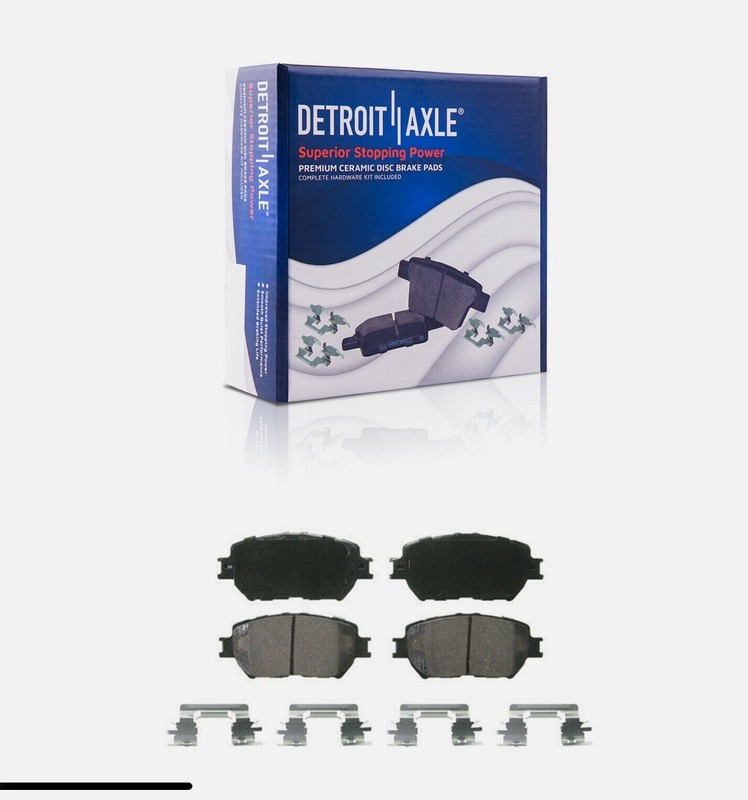Front Disc Rotors Ceramic Brake Pads Kit for 2002 - 2004 2005 2006 Toyota Camry gallery