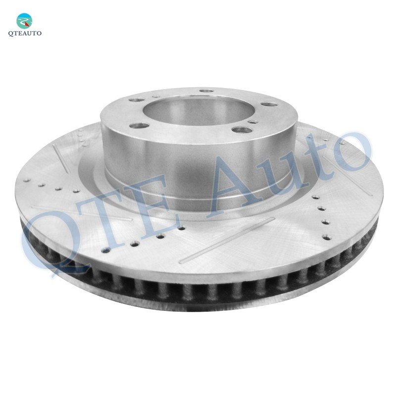Front 355mm Drilled Slotted Disc Brake Rotors For 2008-2022 Toyota Sequoia gallery