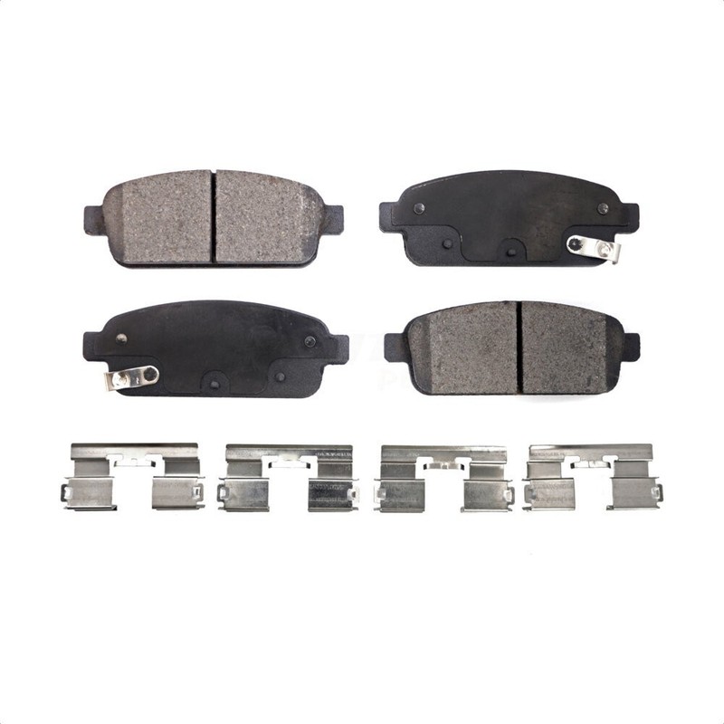 Coat Brake Rotor Semi-Metallic Pad Rear Kit For Chevrolet Cruze Trax Buick Sonic gallery