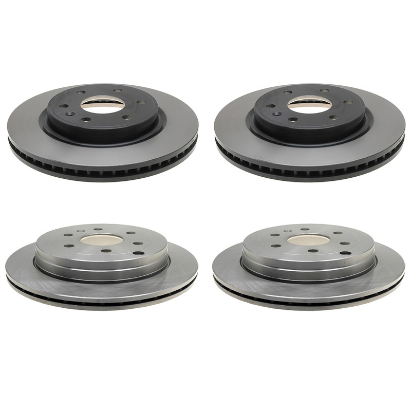 ACDelco Silver Front325mm & Rear330mm Brake Kit Disc Rotors For Enclave Acadia