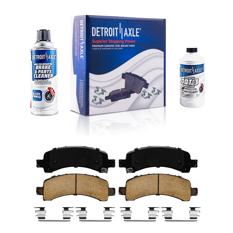Front & Rear Brake Pads Rotors for 2009-2014 Chevrolet Express 1500 gallery