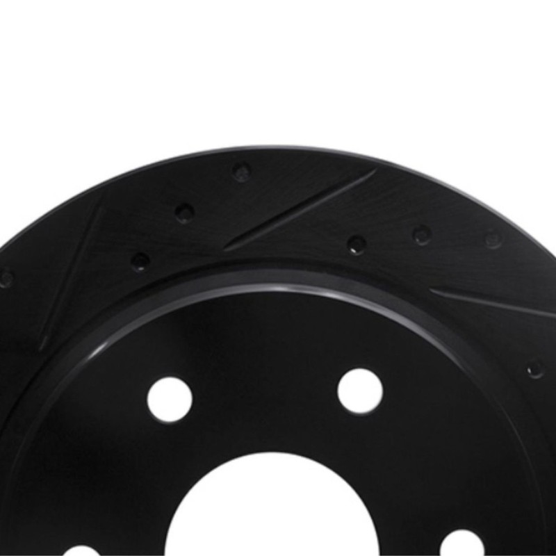 For GMC Yukon/XL 1500 2000-2006 Brake Rotor Set Drilled And Slotted W/Brake Pads gallery