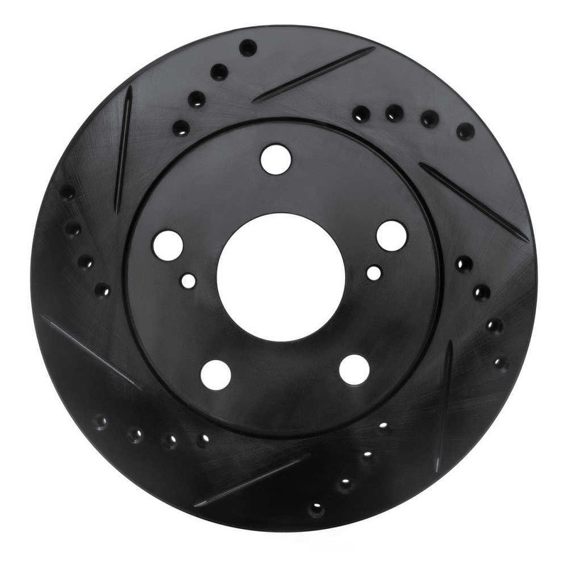 Disc Brake Rotor-Brake Rotor – Drilled And Slotted – Black DFC fits 1992 Camry