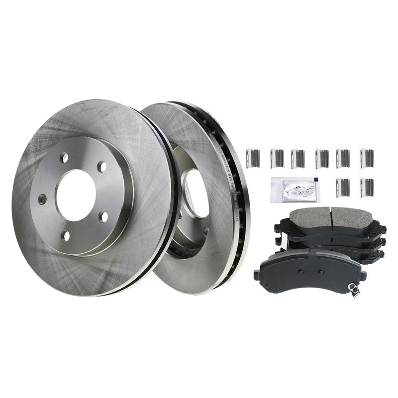 2-Wheel Set Brake Disc and Pad Kits Front for Buick Rendezvous Pontiac Aztek