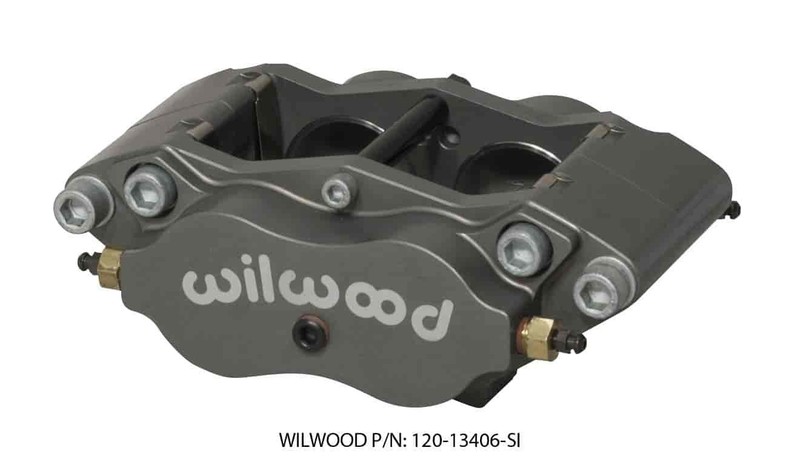 Wilwood 120-13406-SI Narrow Dynalite 4 Piston Billet Caliper Side Inlet Radial M