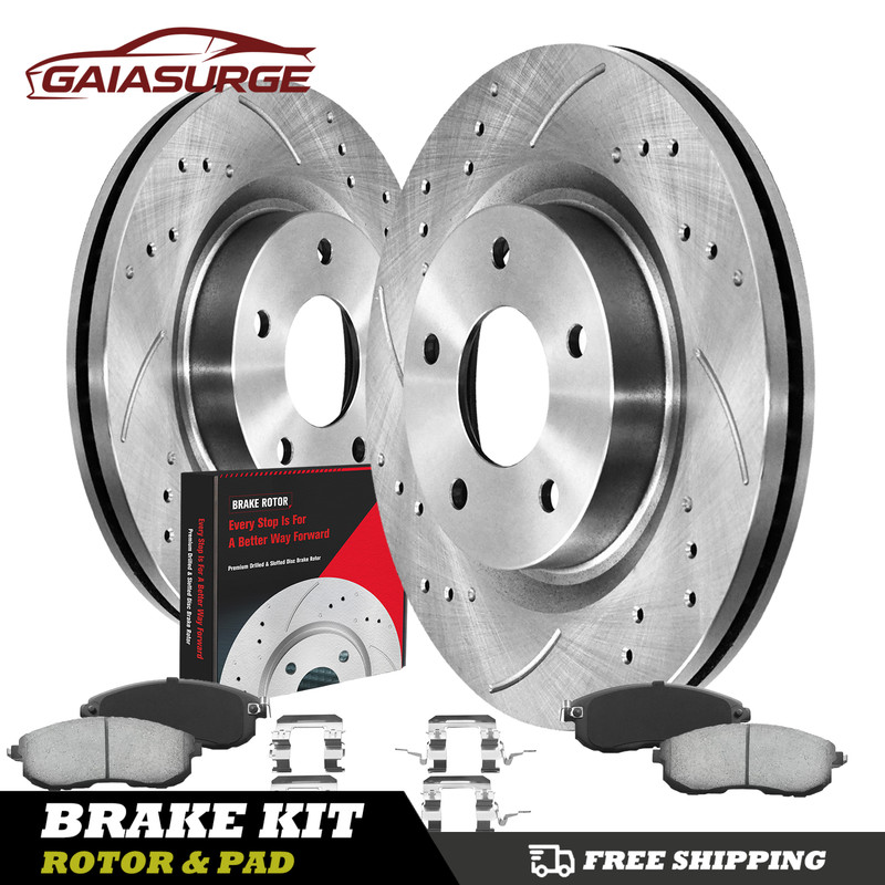 Front Brake Rotors + Brake Pads for Nissan Altima 2007 2008 2009 2010-2013