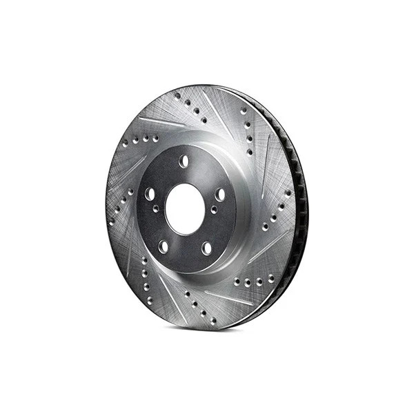 For Alfa Romeo Spider 69-94 Brake Rotor eLINE Drilled & Slotted 1-Piece Front