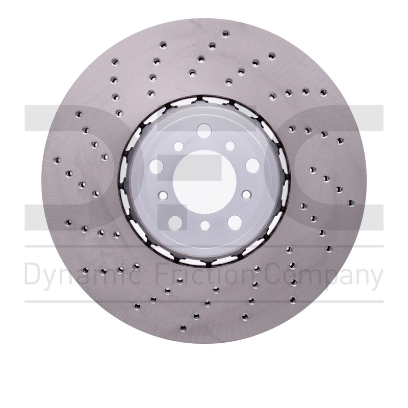 Dynamite Friction Front Driver Side Disc Brake Rotor for BMW X6, X5 (624-31154D)