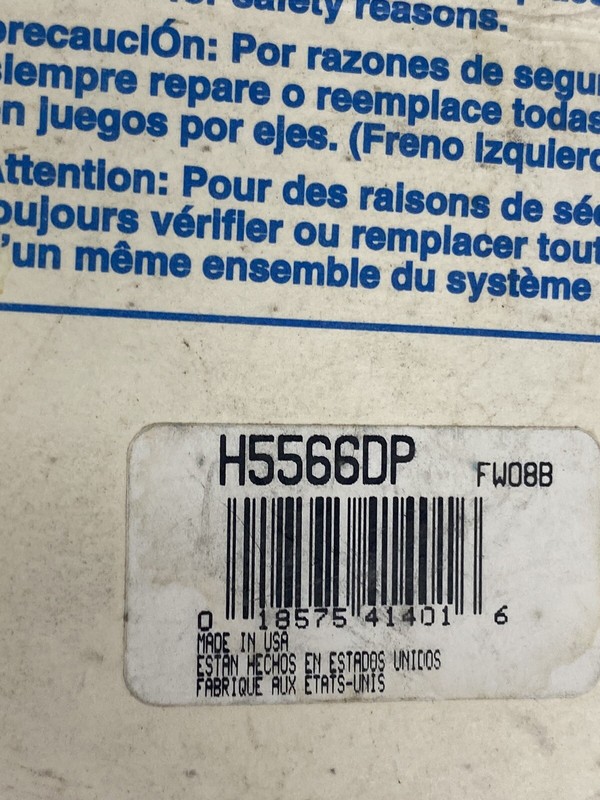 Bendix H5566DP Disc Brake Hardware Kit - Made in USA gallery