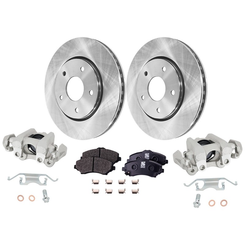 2-Wheel Set Brake Kit With Calipers Front for Dodge Journey 2009-2012