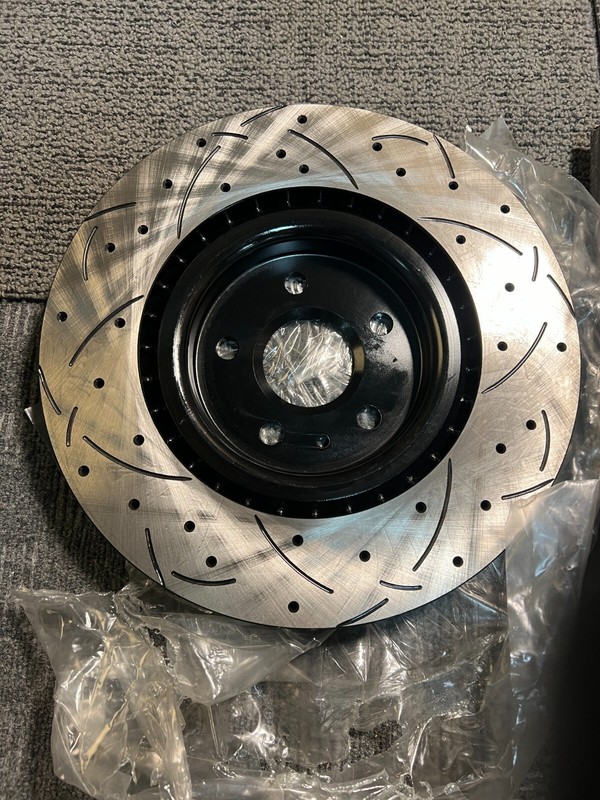 DS-One Performance Brake Disc Rotor 5 Hole / Drilled / Slotted Cast Iron gallery