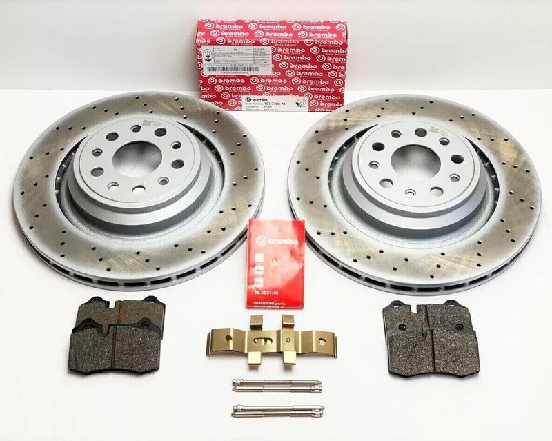 OEM Genuine Rear Brake Rotors & Pads For 2014-2016 Maserati Ghibli Quattroporte gallery