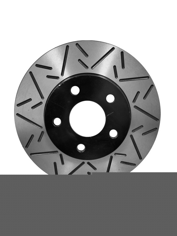 Duraplus Front Coat F-Slot Brake Rotors Ceramic Pads ESF-31518x-CRD1346-1353