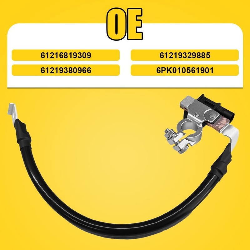 1-10x Car Battery Cable Negative Sensor Bolted For 2015-2019 BMW X6 61216819309 gallery