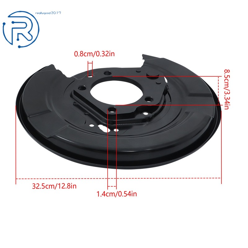 924-373 For Lexus RX330 RX350 RX400H Toyota Highlander 2PCS Brake Dust Shields gallery
