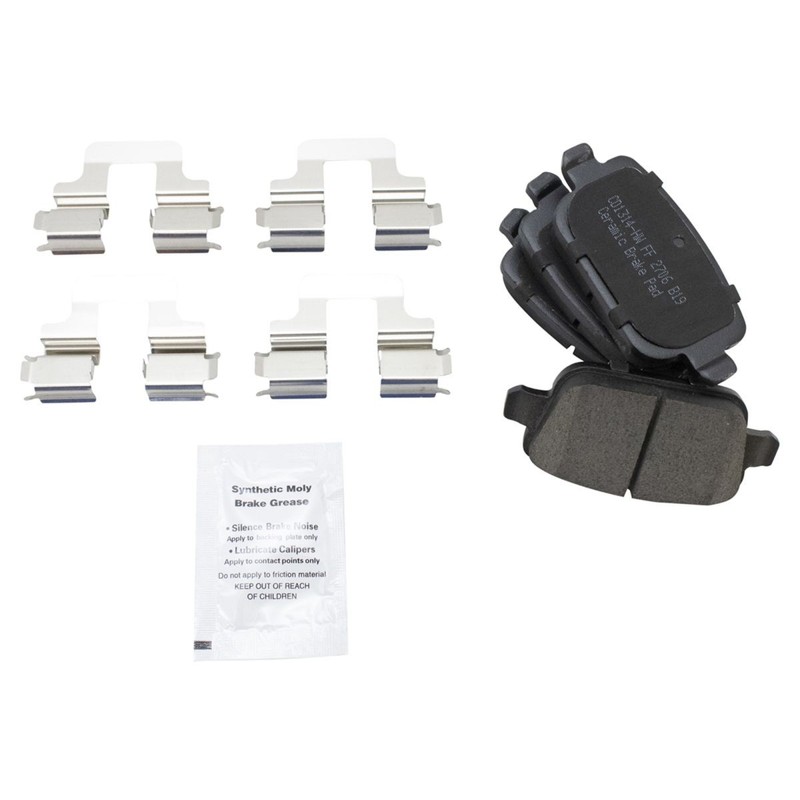 Rear Ceramic Brake Pad & Rotor Kit Fits 2009 Volvo S80 gallery