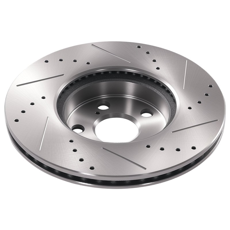 Front Vented Brake Rotors Ceramic Pads for Pontiac Vibe 2009-10 Scion xD 2008-14 gallery