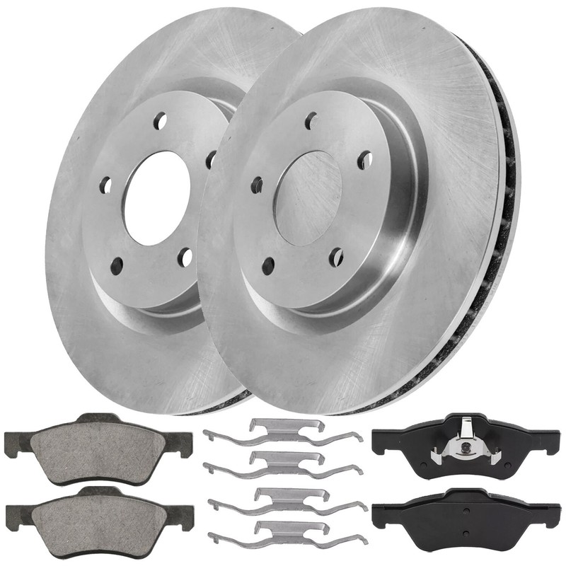Front Disc Brake Rotors Ceramic Pads Kit for Ford Escape Mariner Tribute gallery