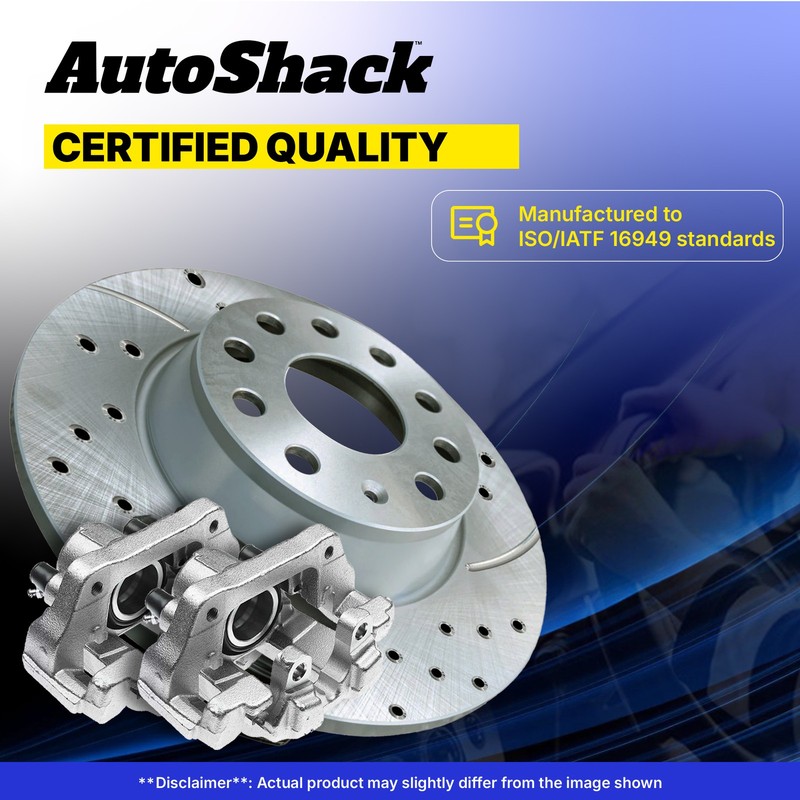 Rear Drilled Slotted Brake Rotors Calipers for Volkswagen, Jetta 2005 gallery