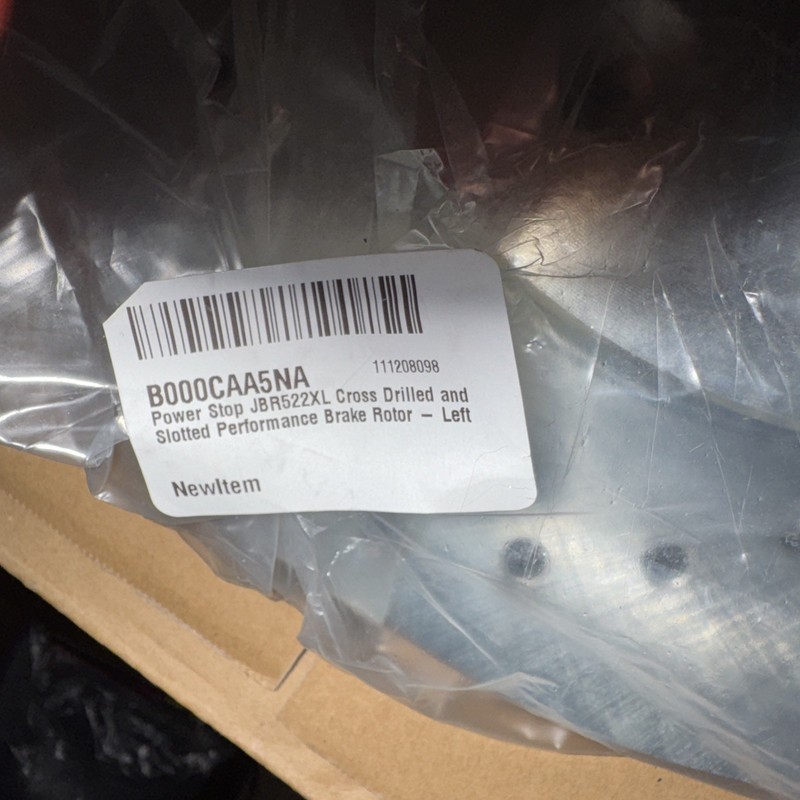 Disc Brake Rotor-Cross-Drilled Slotted Power Stop JBR522XL gallery