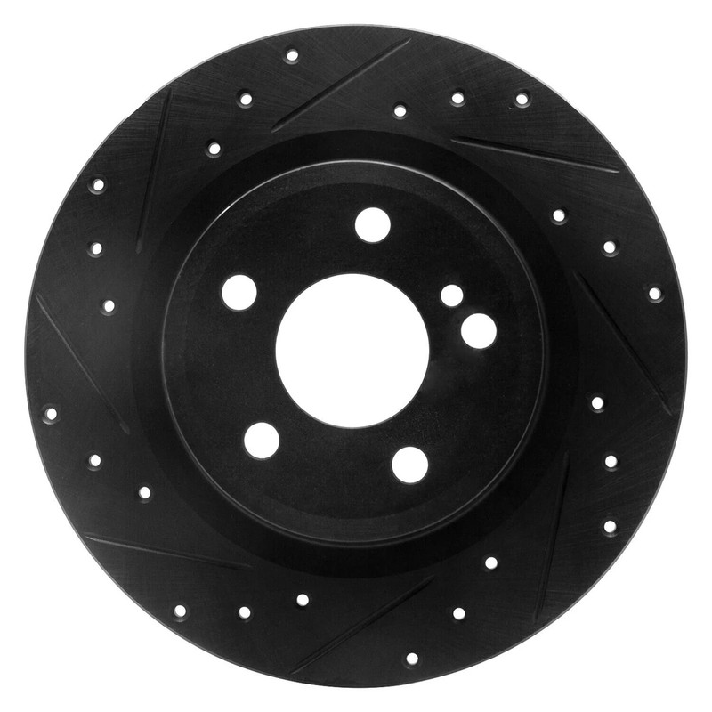 For Mercedes-Benz SLC300 17-20 Brake Rotor eLINE Drilled & Slotted 1-Piece Rear