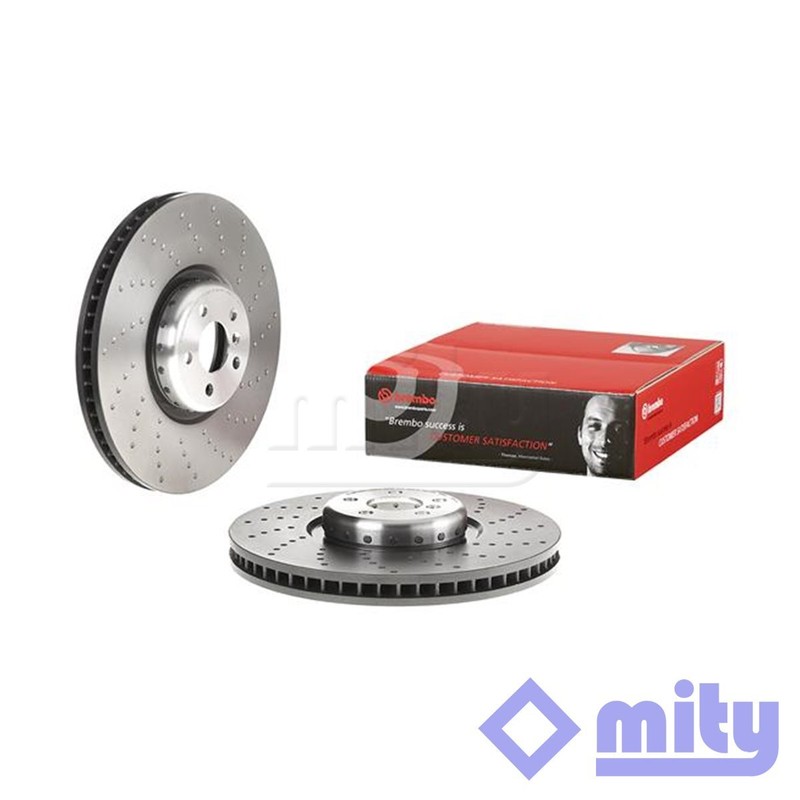 Fits BMW 5 Series 2016- X5 2018- X6 2019- Brake Disc Front Right Mity