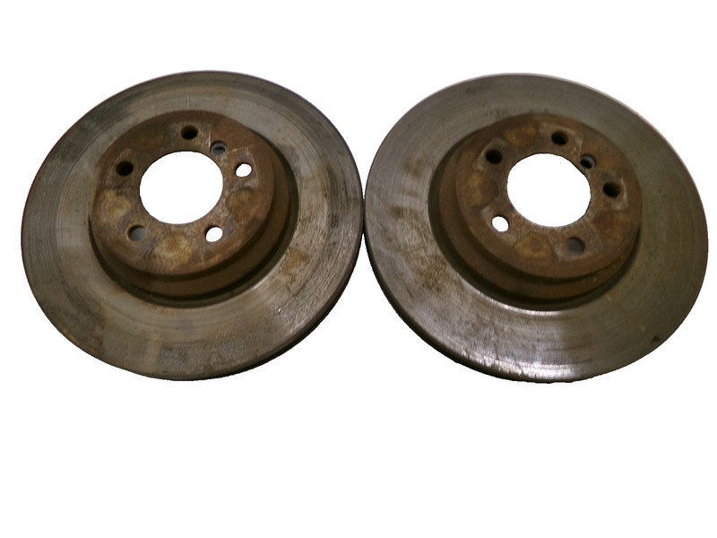 06-15 BMW 330i 335i 335xi X1 Left Right Brake Rotor Disc Ventilated Set 34216855 gallery