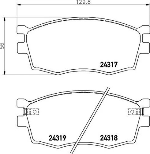 For Hyundai - i20 PB 1.2 2008-2015 Front 256mm Brake Discs and Pads gallery