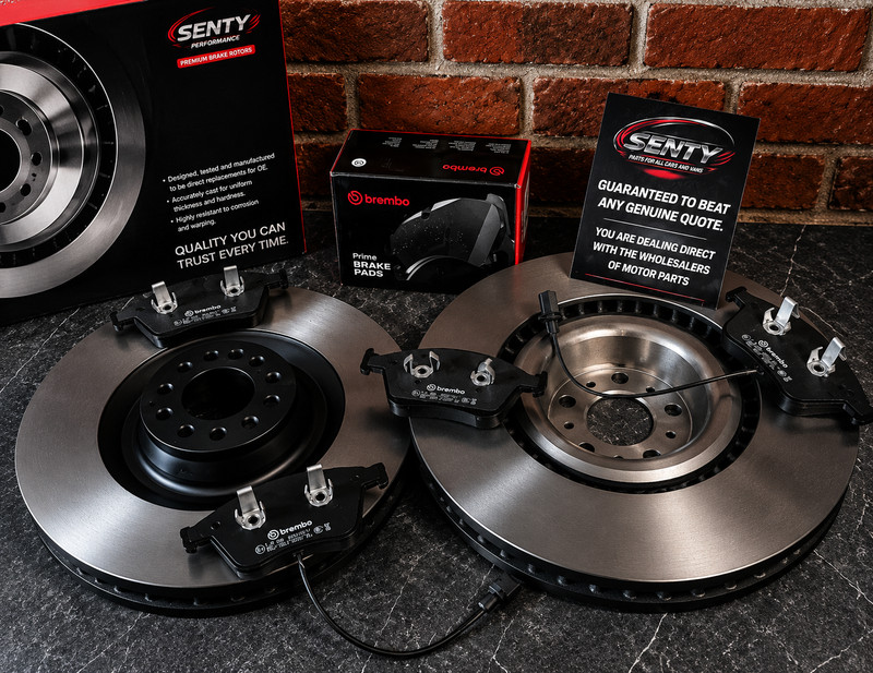 Apec Front Discs & Brembo Pads Bentley Continental Flying Spur 4.0 6.0 06-18