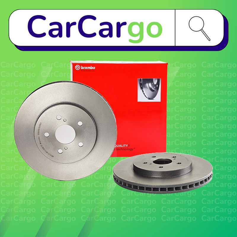 Brembo Vented Front Brake Discs Pair For Lexus RX 300 2003-2008 319 mm
