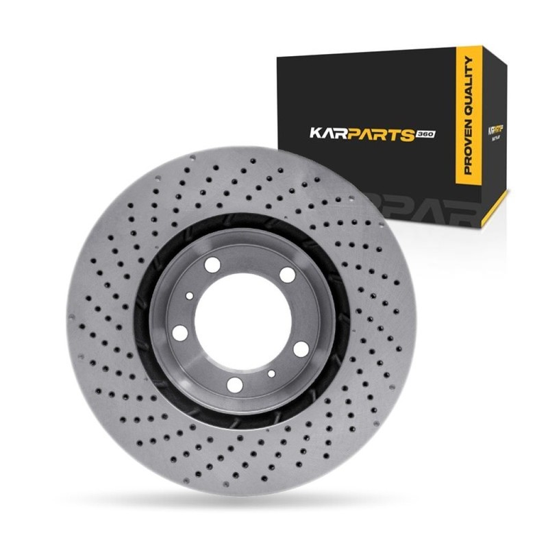 For Porsche 911/718 Boxster/Cayman 17-25 Disc Brake Rotor Front, Passenger Side